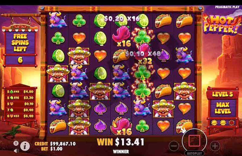 Spice Up Your Wins with Hot Pepper Slot